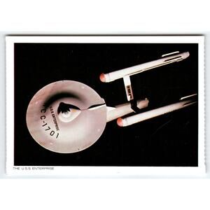 1977 Star Trek USS Enterprise Chrome Postcard by Paramount Pictures